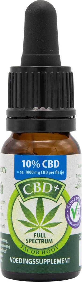Goedkoopste Jacob Hooy - Jacob Hooy - Jacob Hooy CBD Olie 10 10ml