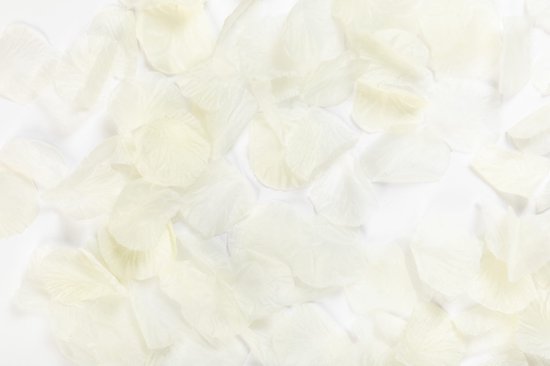 Luxe Witte Rozenblaadjes - bij