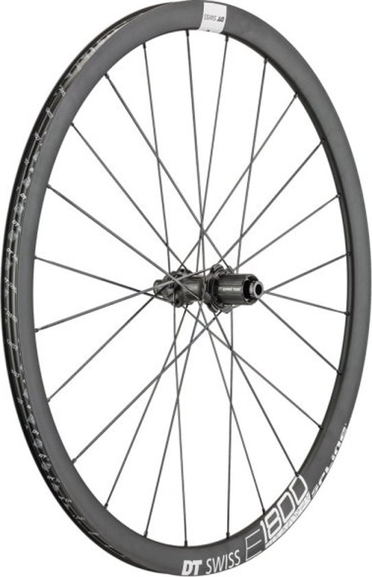 Foto: Dt swiss e1800 spline 32 db racefiets achterwiel