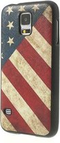 Amerikaanse vlag flexibel Samsung Galaxy S5 hoesje
