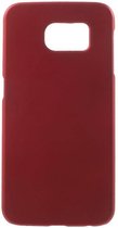 Rood Effen Hardcase Samsung Galaxy S6 cover
