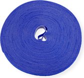 VALUE Klittenband op rol, 10mm, blauw, 25 m