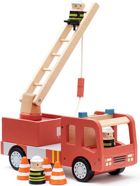 Camion de pompiers Janod Brico'kids en bois (30cm)
