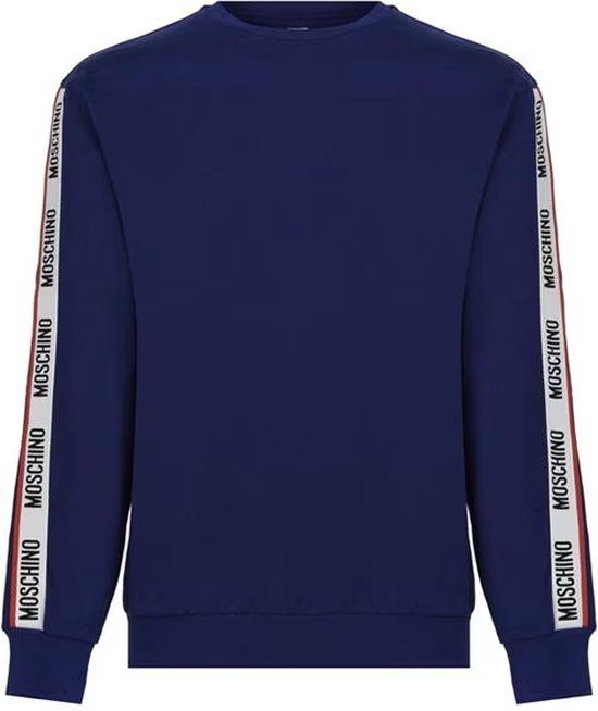 MOSCHINO - Tape sweatshirt - blauw - Heren - XXL