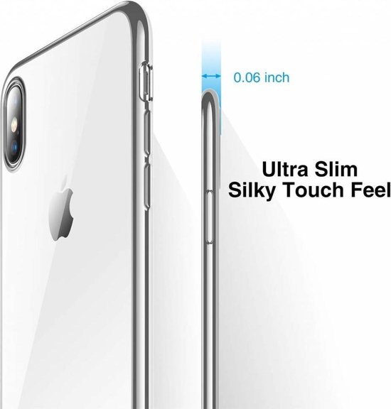 ShieldCase Coque iPhone X / Xs ultra fine en silicone transparent | bol