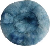 Dailyibed hondenmand - donut - hondenkussen - hondenbed - M - 50x50x16 cm - Hemelsblauw