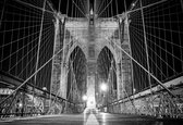 Fotobehang Brooklyn Bridge New York | XXXL - 416cm x 254cm | 130g/m2 Vlies