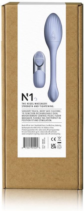 Emballage du masseur de Kegel 'NIYA Number 1' avec image du produit