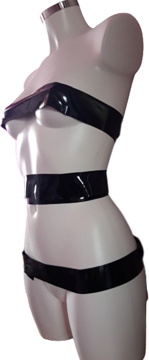 Goedkoopste Bondage touw SM fetish LATEX bdsm strook restraint strip sex speeltje boeien