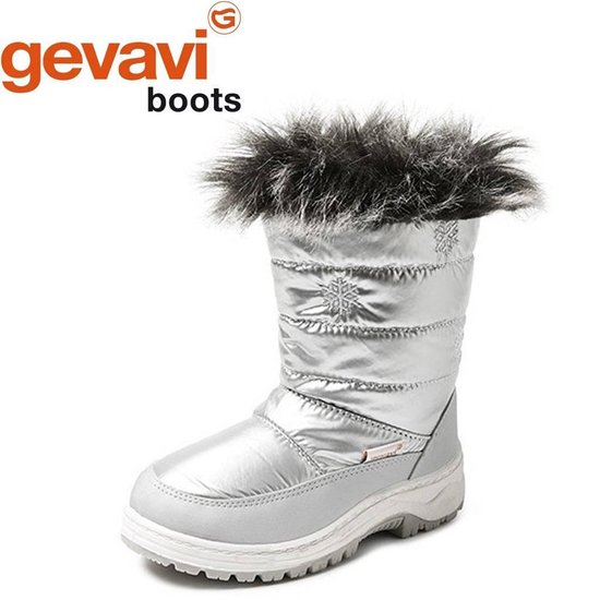 Gevavi Boots CW95 Argent Lined Winter Bottes pour femmes Kids