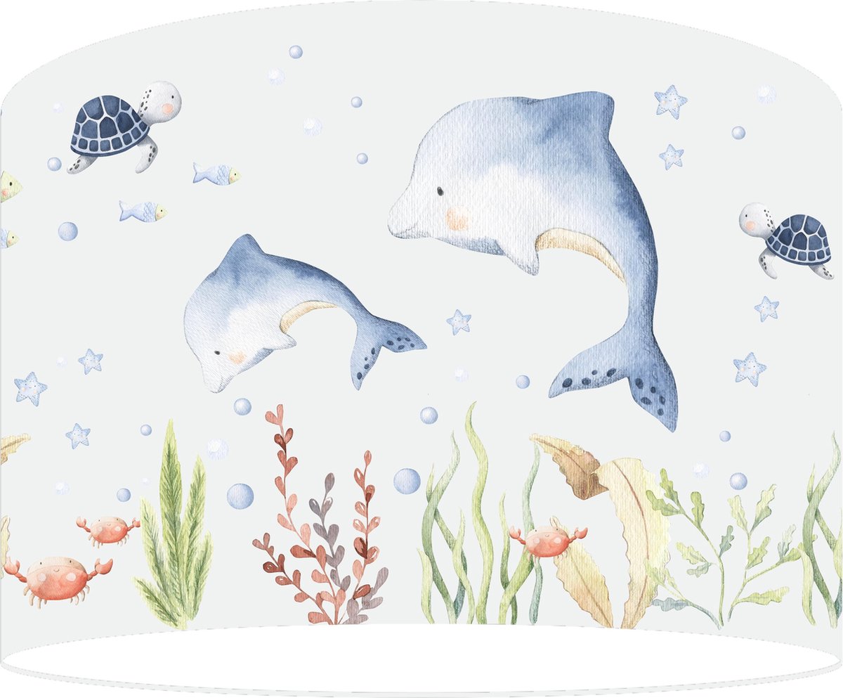 Designed4Kids - hanglamp kinderkamer - Kinderlamp sealife - onderwater wereld - zeedieren kinderkamer