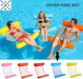Waterhangmat - Opblaasbaar lounge luchtbed – Water hangmat - hangmat Blauw