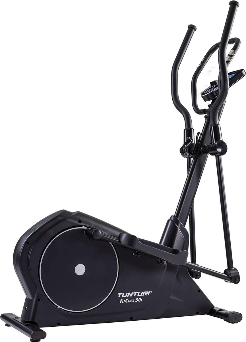 Tunturi FitCross 50i - Crosstrainer - Fitnessapparaat - 20 programma's - 32 weerstanden - Bluetooth - Hartslagmeter - Multi grip - Incl. Trainingsapp
