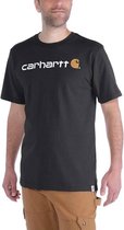 Carhartt Core Logo Zwart S-S T-Shirt Heren