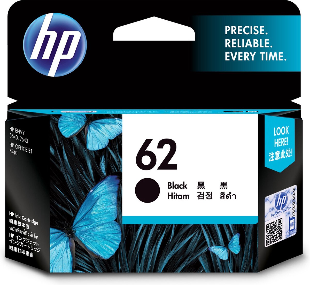 Hp printer shop ink 62