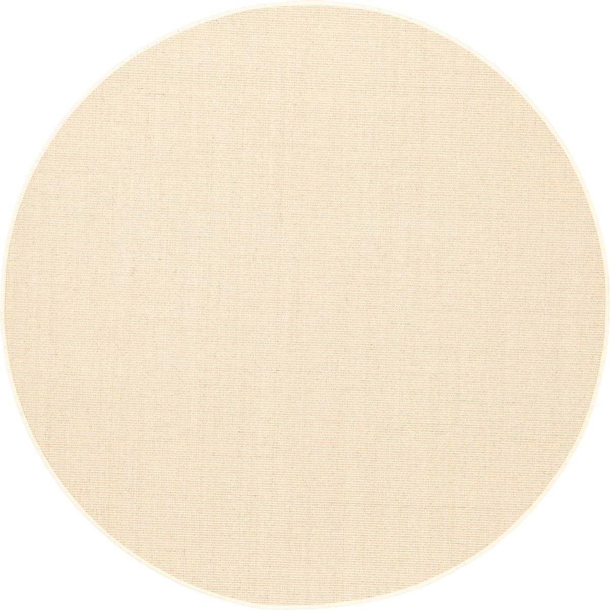 Snapstyle Vloerkleed Sisal Natuur Rond Creme