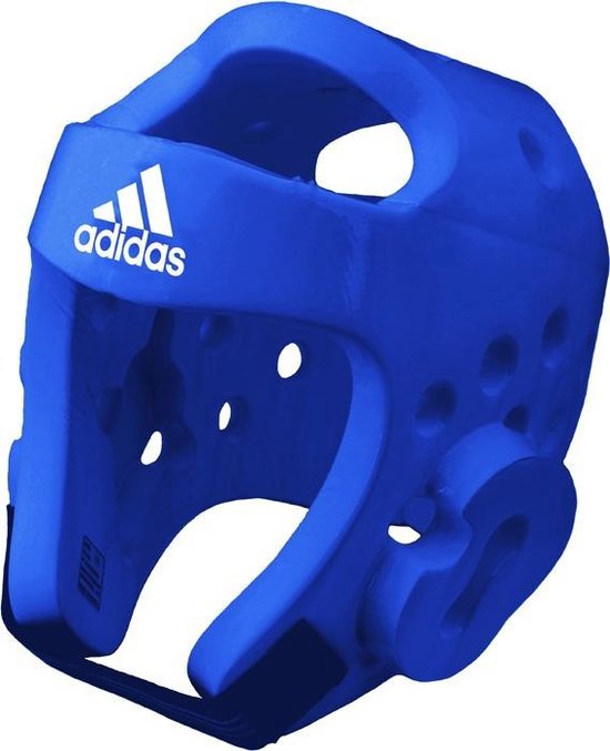 Foto: Adidas hoofdbeschermer taekwondo blauw medium