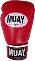 Muay (kick)bokshandschoenen Original Rood/Wit 8oz