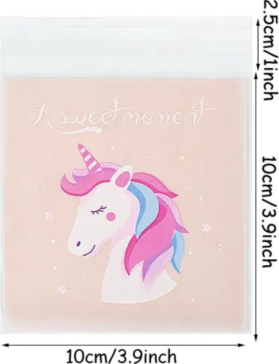 Unicorn uitdeelzakjes 20 stuks Traktatie unicorn Eenhoorn traktatie zakjes Uitdeelzakjes eenhoorn