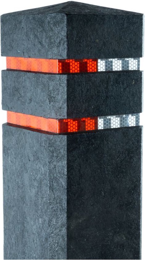 Piquet à tête de diamant en plastique, noir