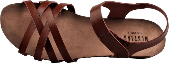 Sandale femme Mustang - Cognac - Taille 39