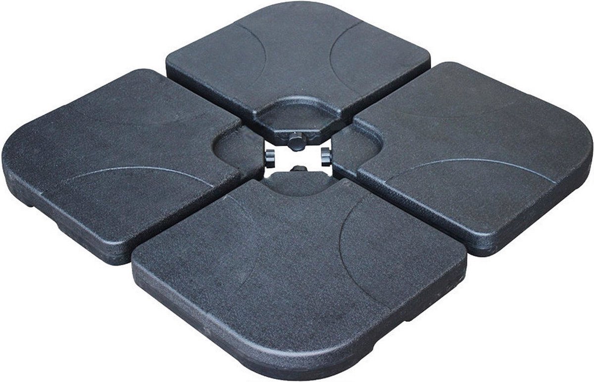 ProGarden 4-delige Parasolvoetset 50x50x75 cm