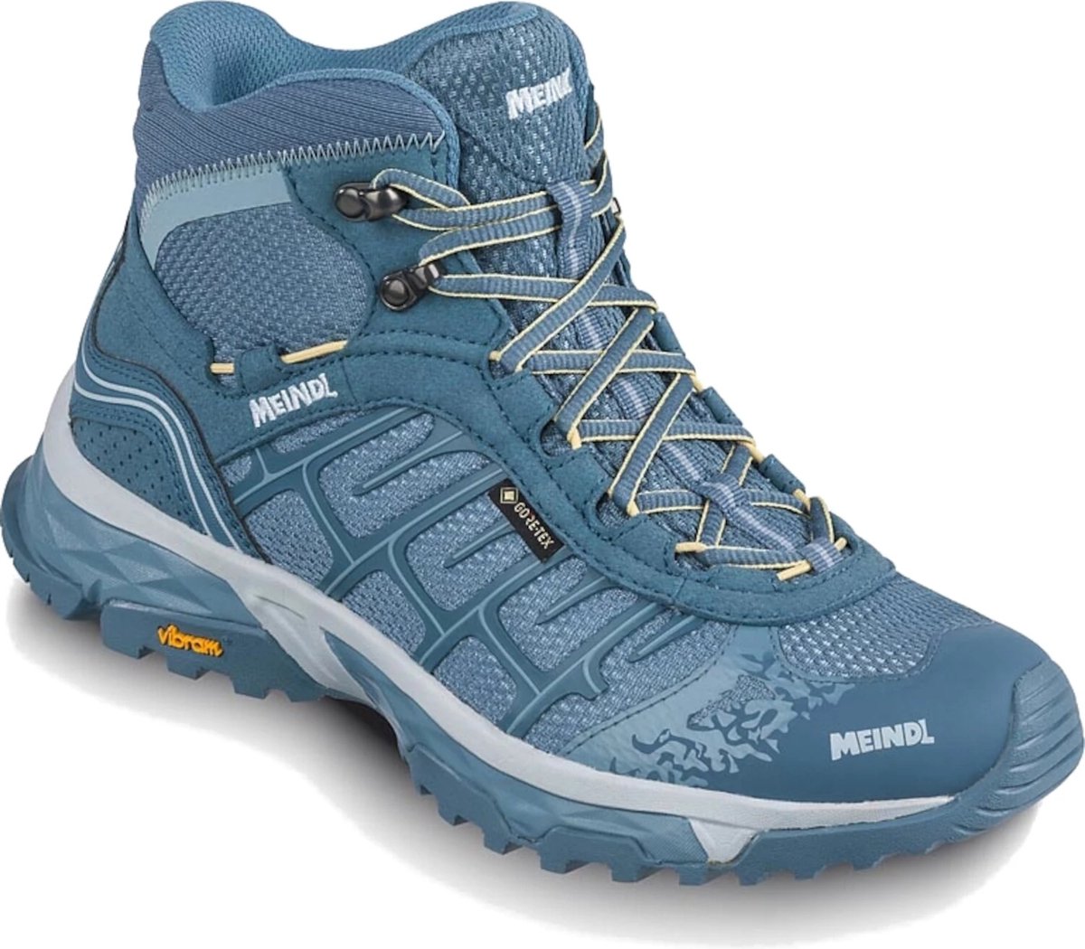 Meindl Finale Mid Gore-tex Dames Wandelschoenen 4702-97 - Kleur Grijs - Maat 38