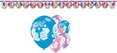 Amscan - Nickelodeon - Shimmer en Shine - Letterslinger - Feest ballonnen - Roze - Kinderfeest - Versiering - Verjaardag.
