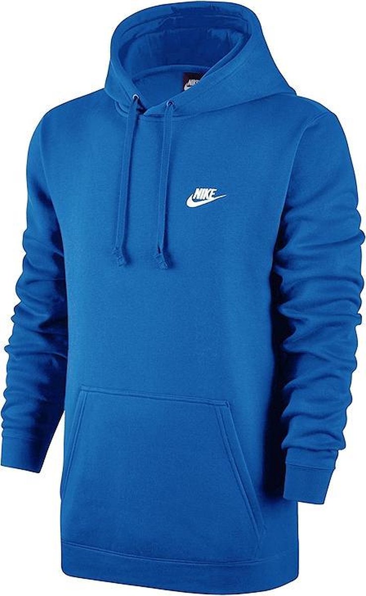 Nike NSW Hoodie 804346-433 Mannen Sporttrui casual Blauw