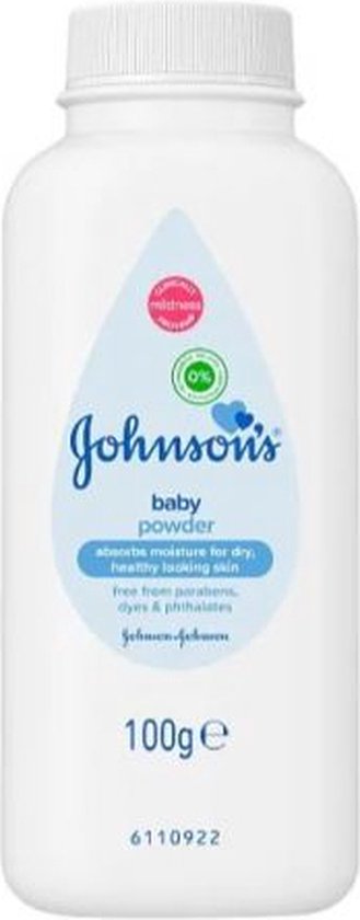 Johnson's Babypoeder - Talkpoeder - 12 x 100g - Voordeelverpakking | bol.com