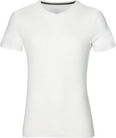 Asics Esnt SS Top Hex Tee 155233-0014, Mannen, Wit, T-shirt maat: M