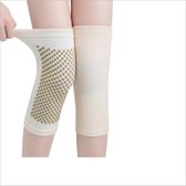 Knie Artritis - Knieband - Compressieband - knie beschermer - Knie pijn - Knie hulp - Knie massage - Knie verwarming - Wit/groen