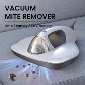 5 In 1 Vacuüm Huis Mijt Remover Ultraviolet Huishoudelijke Stofzuiger Draagbare Stofafscheider UV Sterilisatie Stof Collector Anti Huismijt 400ML Stoftank Huishoudelijke Bed Matras Sofa Huis Mijt Verwijderen Sterke Zuignap Anti Astma