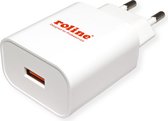 Chargeur USB ROLINE avec prise Euro, 1 port, QC3. 0, 18W