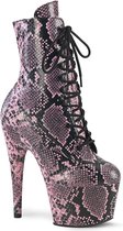 Pleaser - ADORE-1020SPWR Plateau Laarzen, Paaldans schoenen - US 12 - 42 Shoes - Roze/Zwart