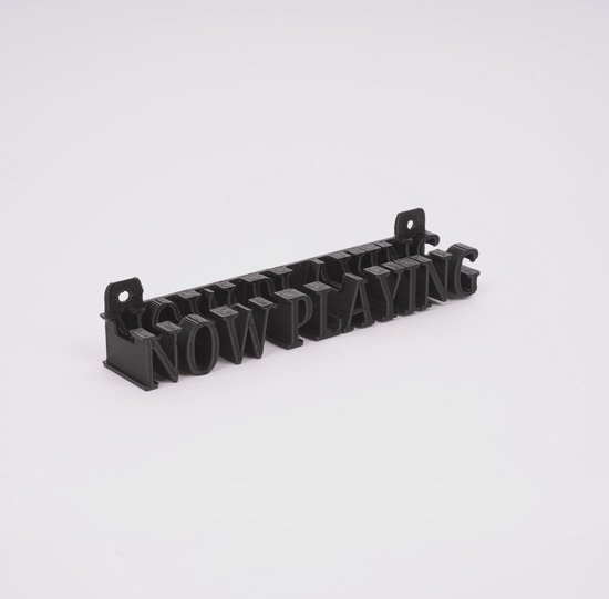 now playing vinyl houder - lp houder - Lp Opbergstysteem - zwart - Vinyl houder - Vaderdag - Now playing platenstandaard- LP houder aan de muur -