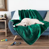 Groene Berg Hondendeken Bank - Waterdicht - Fleece Plaid Hond Kat Huisdier - Bankbeschermer - 125x150 cm - Groen