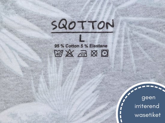 Caleçon - SQOTTON® - Jungle - Vert/ Wit - Taille XL