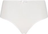 RJ Bodywear Pure Color dames maxi string (1-pack) - wit - Maat: XXL
