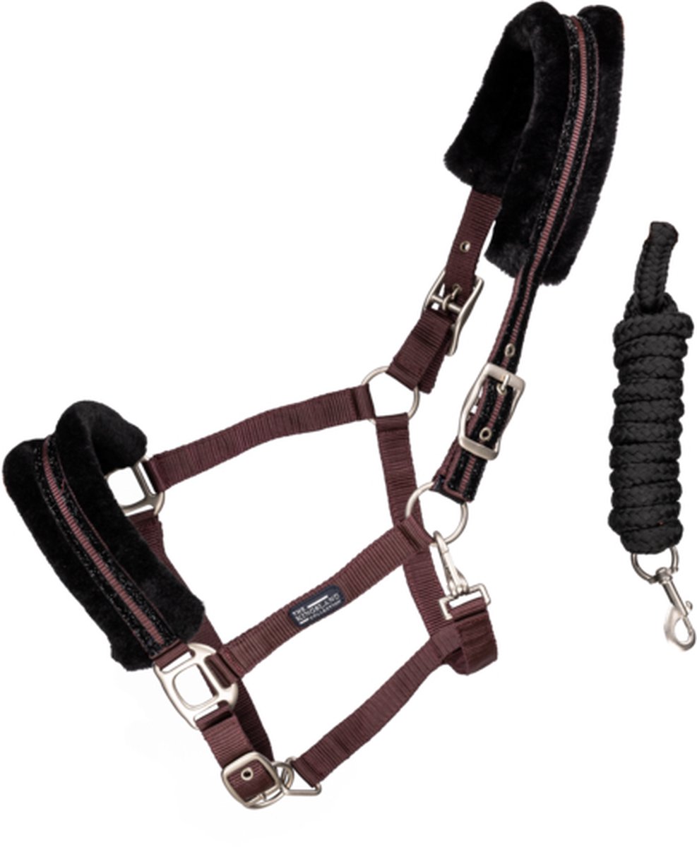 Kingsland - Blanca - Halsterset - met nep bont - Purple Flint - Full