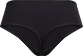 RJ Bodywear Pure Color dames maxi string - zwart - Maat: M
