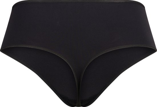 RJ Bodywear Pure Color dames maxi string - zwart - Maat: M