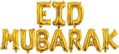 Luxe Folie Ballon ''EID MUBARAK'' - Goud 1 stuks