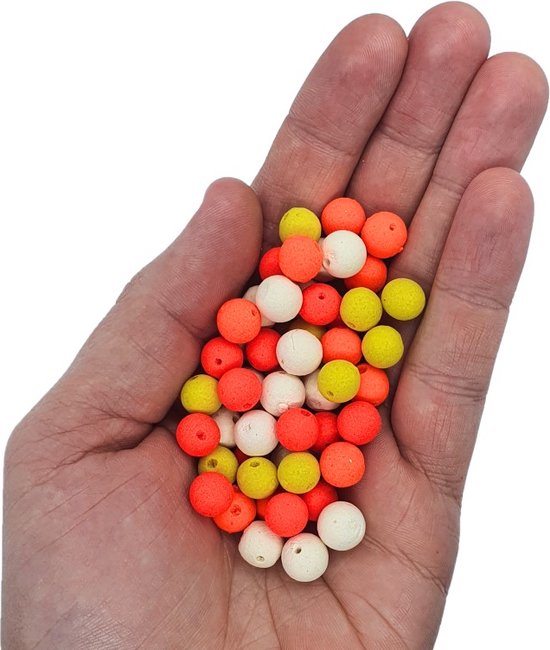 Mini Boilies (pre-drilled) 'Mix' 9mm - 50g - Method Feeder Aas/voer - Miniboilies Haakaas van Merkloos — afbeelding 3