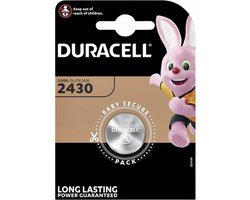 Duracell DL2430, Batterie à usage unique, Lithium, 3 V, 1 pièce(s), 24,5 mm, 24,5 mm