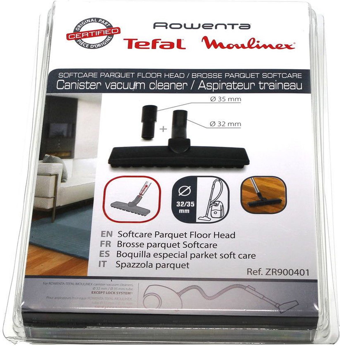 Rowenta Soft Care ZR9004 - Stofzuigermondstuk
