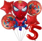 Spiderman ballon set - 73x43cm - Folie Ballon - Superhelden - Themafeest - 5 jaar - Verjaardag - Ballonnen - Versiering - Helium ballon