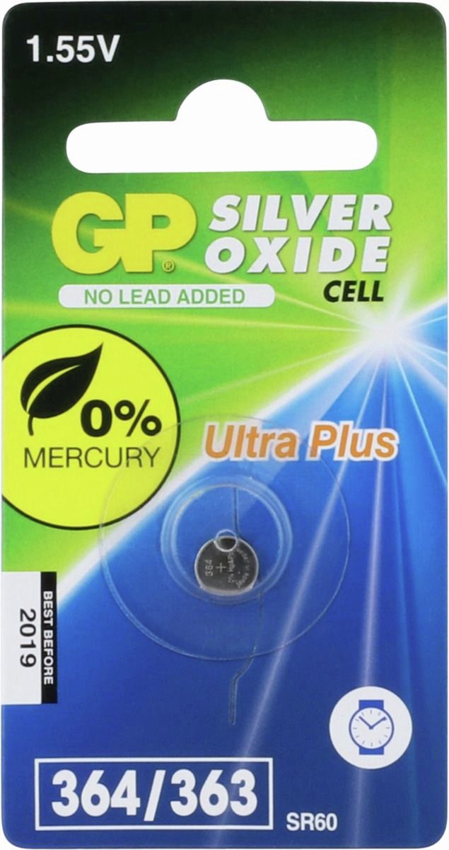 GP Batteries - GP Batteries Gp Knoopcel Zilver D364/sr60 - 30 Dagen Niet Goed Geld Terug