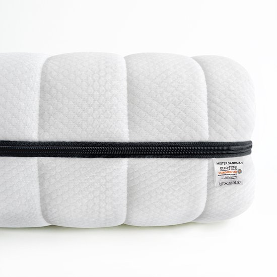 Matras - 140x200 - 7 zones - koudschuim - premium plus tijk - 15 cm - Gemiddeld