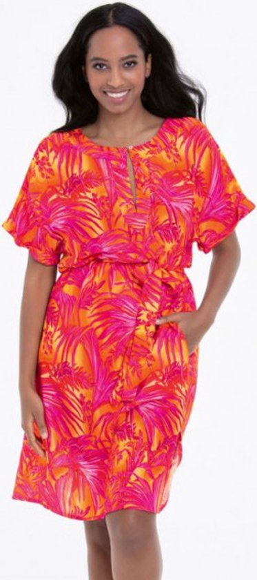 Jean Marc Philippe Maxi-jurk - orange/burned-orange denim